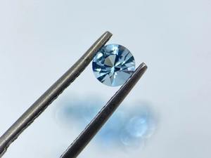 Gemas Mehrajudin, Aguamarina Azul 100% Natural, Corte Suelto, Pulida, con Certificación de Terceros, Gema de 3x3mm, de Rajasthan, para Joyería - Product Image 4