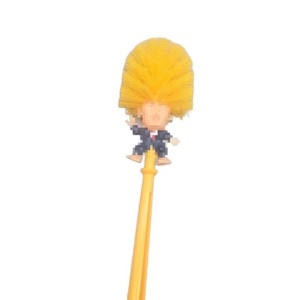 <span class=keywords><strong>Brosse</strong></span> de toilette pour le <span class=keywords><strong>nettoyage</strong></span> des toilettes, drainage rapide, design amusant, <span class=keywords><strong>nettoyage</strong></span> de la salle de bain, adapté à l'utilisation dans les toilettes, poils jaunes HH9-1247 - Product Image 2