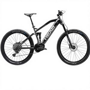 Nouveau Vélo Électrique Tout-Terrain Unisexe Adulte de Haute Qualité, 12 Vitesses, 26 Pouces, Cadre en Aluminium, Suspension Intégrale, Gris Métallique/Noir - Product Image 1