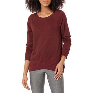 Custom OEM 100% Cotton Winter Women's Sweatshirt Oversized Crewneck Sweatshirts for Women's Clothing Casual Streetwear - Product Image 3