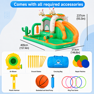 Toboganes <span class=keywords><strong>de</strong></span> <span class=keywords><strong>Parque</strong></span> Acuático para Celebraciones <span class=keywords><strong>de</strong></span> Cumpleaños en Casa, con Múltiples Áreas <span class=keywords><strong>de</strong></span> Actividad, Pedido Mínimo Pequeño, Calidad Verificada Antes del Envío - Product Image 2
