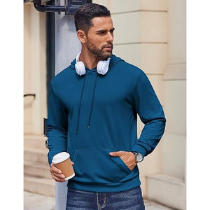 Sudaderas con capucha y sudaderas para hombre Parejas de invierno Hombres Casual Color sólido Impreso personalizado Su propio diseño Logo Bella Canvas Hoodies - Product Image 5