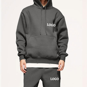 Precio de fábrica mejor peso pesado 100% algodón pulóver Sudadera con capucha algodón polar chándal Casual hombres chándal sudaderas para hombres - Product Image 2