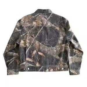 Chaqueta de camuflaje exterior de invierno impermeable de lona de tela de trabajo de camuflaje árbol personalizado del fabricante para hombres-Venta de chaqueta de trabajo - Product Image 4