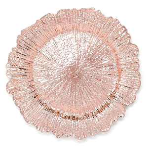 Assiette de présentation en cuivre antique, écologique, 100 pièces, vente chaude, vaisselle de mariage en métal, assiettes et plats en gros - Product Image 5