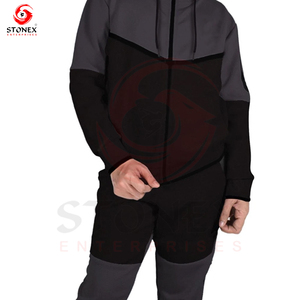 Customized Men's Sportswear Hoodie Set Autumn Heavyweight with Printed Logo Unisex Jogging Sportswear Customized Color - Product Image 6