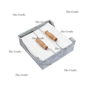 Galvanized <b>Tissue</b> Napkin Holder For Hotel <b>Wedding</b> Tabletop Decoration Napkin Holder At Wholesale Prices - Product Image 5