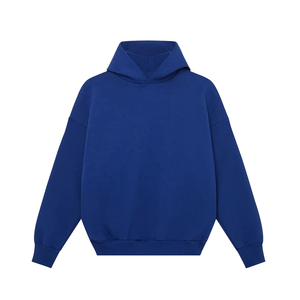 Vente en gros Street Wear Pull lourd à capuche à épaules tombantes 360 g/m² 100% coton Sweats à capuche surdimensionnés d'hiver pour hommes - Product Image 1