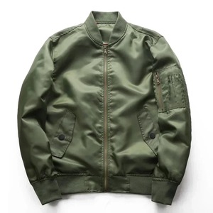 Mens Bomber <span class=keywords><strong>Jacket</strong></span> 2024 Nova Primavera Outono Masculino Jaquetas De Beisebol Piloto Homens Outwear Casaco Verde Do Exército Zipper Men's