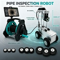 Robot d'inspection de canalisation BH-CA02 Pro, caméra d'égout étanche IP68 4K HD