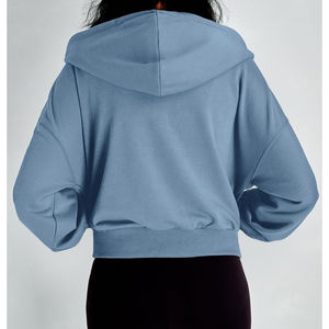 <b>Women</b> Winter Thick Thermal Lightweight <b>Fleece</b> Unlined Cropped Running breathable Eco-friendly Knitted <b>Top</b> Selling Product In2026 - Product Image 2