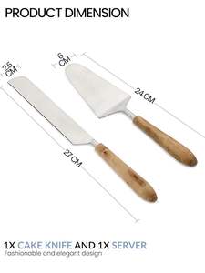 Couteau de serveur de gâteau en acier inoxydable, adapté aux occasions spéciales, y compris les anniversaires de mariage et les fêtes officielles, nouvel arrivage - Product Image 4