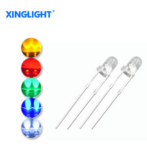 XINGLIGHT 3 מ\\\"מ 5 מ\\\"מ DIP <span class=keywords><strong>LED</strong></span> F3 F5 סופר בהיר Ra80 פיראנה 4 פינים חרוזי תאורת ראש סופר זורם שקוף אדום ירוק כחול לבן שנתיים אחריות - Product Image 1