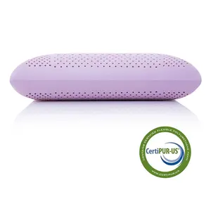Visco Memory Foam Pillow With Punch Purple Holes Ventilated Air Flow Gel Infused Visco Planet Made in Turkey
