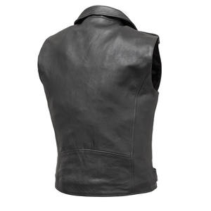 Nouvelle arrivée Veste de moto en cuir d'hiver de haute qualité avec personnalisation du logo avant Service OEM Gilet pour homme - Product Image 2