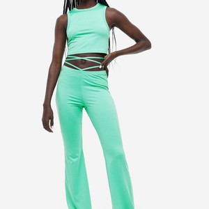 High Waisted Workout Yoga <b>Leggings</b> for Women Hight Quality Fitness Women Yoga Gym 2-piece Bra and Lagging - Product Image 1