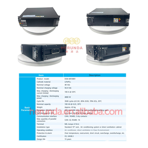 <span class=keywords><strong>Huawei</strong></span>-Batería de litio de 48V y 100Ah, Estación Base de telecomunicaciones <span class=keywords><strong>ESS</strong></span>, solución de almacenamiento de energía solar LiFePO4 - Product Image 4