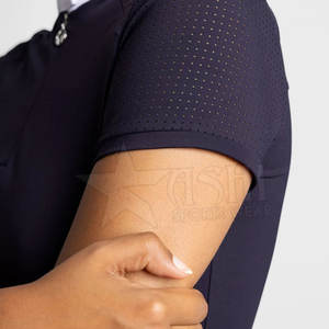 Top ecuestre de media cremallera de alta calidad, manga larga, capa Base para montar a caballo, camisa de carreras y espectáculo de secado rápido para deportes - Product Image 5