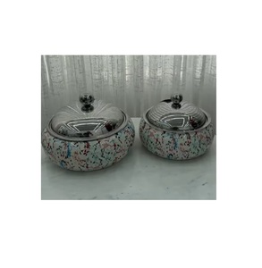 Servidor de alimentos pintado a mano, olla caliente para decoración de Ramadán, servidor de alimentos redondo de primera calidad, plato de cazuela en el precio más barato - Product Image 3