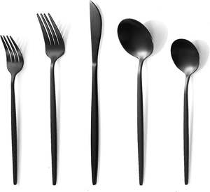 Fabricant de luxe en Inde, couverts en acier inoxydable, métal, différentes tailles, argenterie, exportation d'Inde, ensemble de couverts - Product Image 6