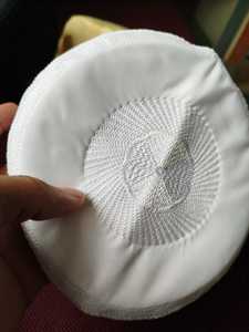 หมวกบั๊กมุสลิมสีขาวคุณภาพสูงหมวกสวดมนต์มุสลิมหมวก Tupi Topi exportable Topi สำหรับผู้ชายทุกฤดูใช้จากบังคลาเทศ - Product Image 4