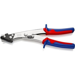 Cortador de metal KNIPEX de 280 mm de longitud total, 2,7 mm de ancho de corte, mangos multicomponentes niquelados, suministros para manualidades - Product Image 1