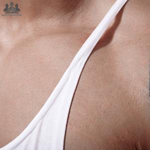 Camiseta sin mangas estilo casual para hombre, transpirable, ecológica, de secado rápido, tejida, 100% algodón, ropa deportiva. - Product Image 6