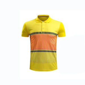 Uniforme personnalisé de tennis d'équipe maillot en polyester nouveau design avec nom personnalisé logo de l'équipe imprimé par sublimation court inclus - Product Image 2