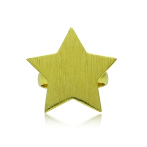 Vintage <b>Statement</b> Brass Gemstone <b>Ring</b> 18K Gold Plated with Claw Inlay Technology Fashionable Stylish for Children Gift Occasions - Product Image 1