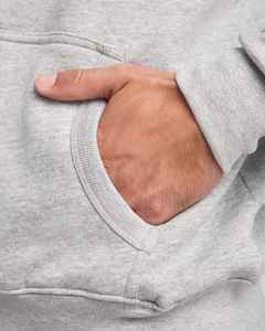 Sweat à capuche simple en molleton 100% coton offrant une chaleur fiable et une sensation respirante pour les vêtements de sport d'automne en plein air - Product Image 6