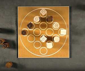 Jeu de société de stratégie Quarto en bois artisanal, classique, défi mental, divertissement familial, jeu de table d'intérieur, compétences - Product Image 3