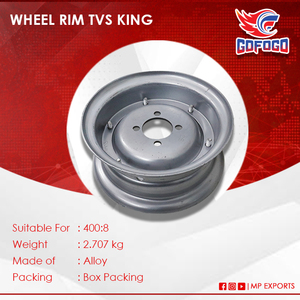 Alta calidad Indian 3 Wheeler Repuesto de TVS King 3 W Tuk Wheel Rim Precio para la venta en Perú - Product Image 3