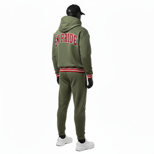 ชุดวอร์มมีฮู้ดแบบสั่งทำพิเศษ คุณภาพสูง ทรงปกติ ใส่ได้ทั้งชายและหญิง สำหรับฤดูหนาว ผ้าฝ้าย 100% ซับในผ้าฟลีซ ระบายอากาศได้ดี สวมใส่สบาย พร้อมปักโลโก้ตามสั่ง - Product Image 5