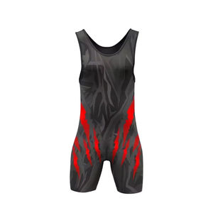 Meilleur matériel Wrestling Singlets Design imprimé Durable et tendance Prix bas Style personnalisé Vente chaude - Product Image 4
