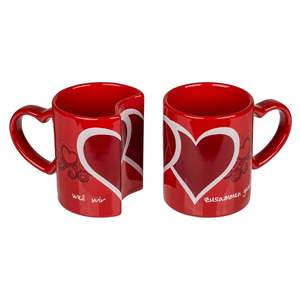 Vasos Dobles con Forma de Corazón para el Día de San Valentín, Artículos para 'Porque Estamos Hechos para Estar Juntos' - Product Image 2