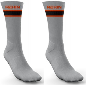 Calcetines deportivos atléticos con logotipo personalizado para hombre, poliéster/LICRA sin costuras de mejor rendimiento, posición corporal totalmente personalizada, ODM al por mayor - Product Image 5