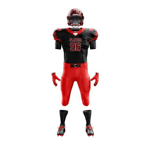 Vente en gros, maillot et pantalon de football américain par sublimation, uniforme de football américain en polyester à séchage rapide pour hommes, ensembles d'équipe - Product Image 2