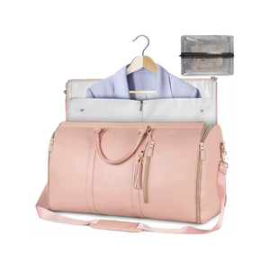 กระเป๋าดัฟเฟิลหนังวัวแท้ขนาดใหญ่สำหรับผู้ชายและผู้หญิงกระเป๋าวีคเอนเดอร์สีน้ำตาลพรีเมียม - Product Image 1