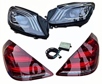 Pour Mercedes-Benz Classe S W222 Facelift, Phare LED à Trois Bandes, Géométrie Intelligente, Multi-Faisceaux Adaptatifs, Modification de Phare Avant