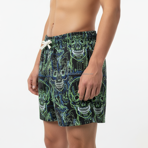 กางเกงขาสั้นตาข่ายผู้ชาย น้ำหนักเบา OEM สตรีทแวร์ พิมพ์ลายตัวอักษร กางเกงขาสั้นลำลองฤดูร้อน - Product Image 5