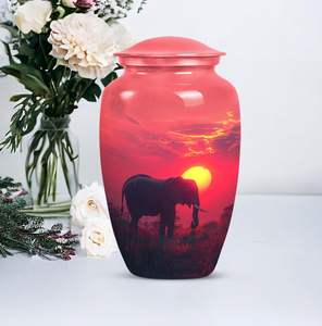 Urnas de elefante para cenizas humanas Urna para cenizas Urnas de cremación masculinas y femeninas adultas para mujeres Urnas funerarias para hombres adultos Tamaño personalizado - Product Image 4