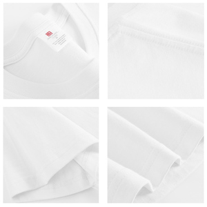 Men's Casual Short Sleeve Basic Tees 100% Cotton O-Neck T Shirts in <b>Black</b> White Navy & Gray Regular Fit Silk Screen Printing - Product Image 6