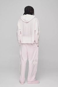 Ropa informal de gran tamaño Skript con capucha Split Hem chándales Top Trending transpirable de alta calidad conjunto de chándal personalizado para hombres - Product Image 2