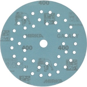 Disque de ponçage adhésif GALAXY Grip Multifit 125 mm, grain 400, pour bois/métal/peinture/plastique, avec 72 trous en céramique/corindon - Product Image 1