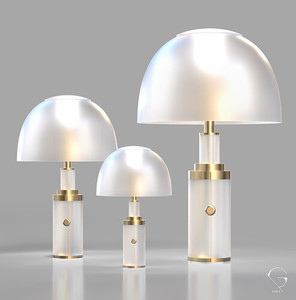 Lampe à champignons Dessus de table en aluminium Décorations de luxe pour la maison et l'hôtel - Product Image 3