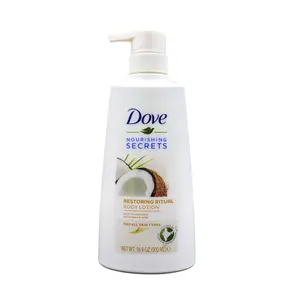 Kualitas tinggi semua jenis kulit 500ML minyak kelapa dan susu Almond Serum memulihkan DOVE Tubuh LOTION dibuat di India