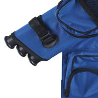 Carquois latéral réglable en Cordura avec fermetures à glissière robustes et plusieurs compartiments pour flèches et accessoires
