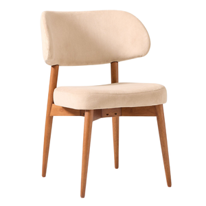 เก้าอี้รับประทานอาหารทำจากไม้แบบพรีเมี่ยมพร้อมเบาะรองนั่งและพนักพิงดีไซน์ทันสมัยสำหรับบ้านและโรงยิมจากผู้ผลิตเวียดนาม - Product Image 2