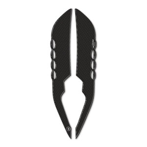 2 Pezzi Adesivi 3D in Resina Carbonio per Moto, Protezione Maniglia Passeggero per Yamaha TMAX 500 2008-16 - Product Image 2