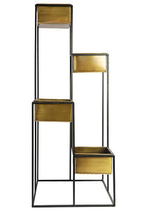 Las macetas minimalistas encarnan la elegancia funcional limpia del diseño moderno Estas elegantes macetas de metal y vidrio ultra minimalistas - Product Image 2